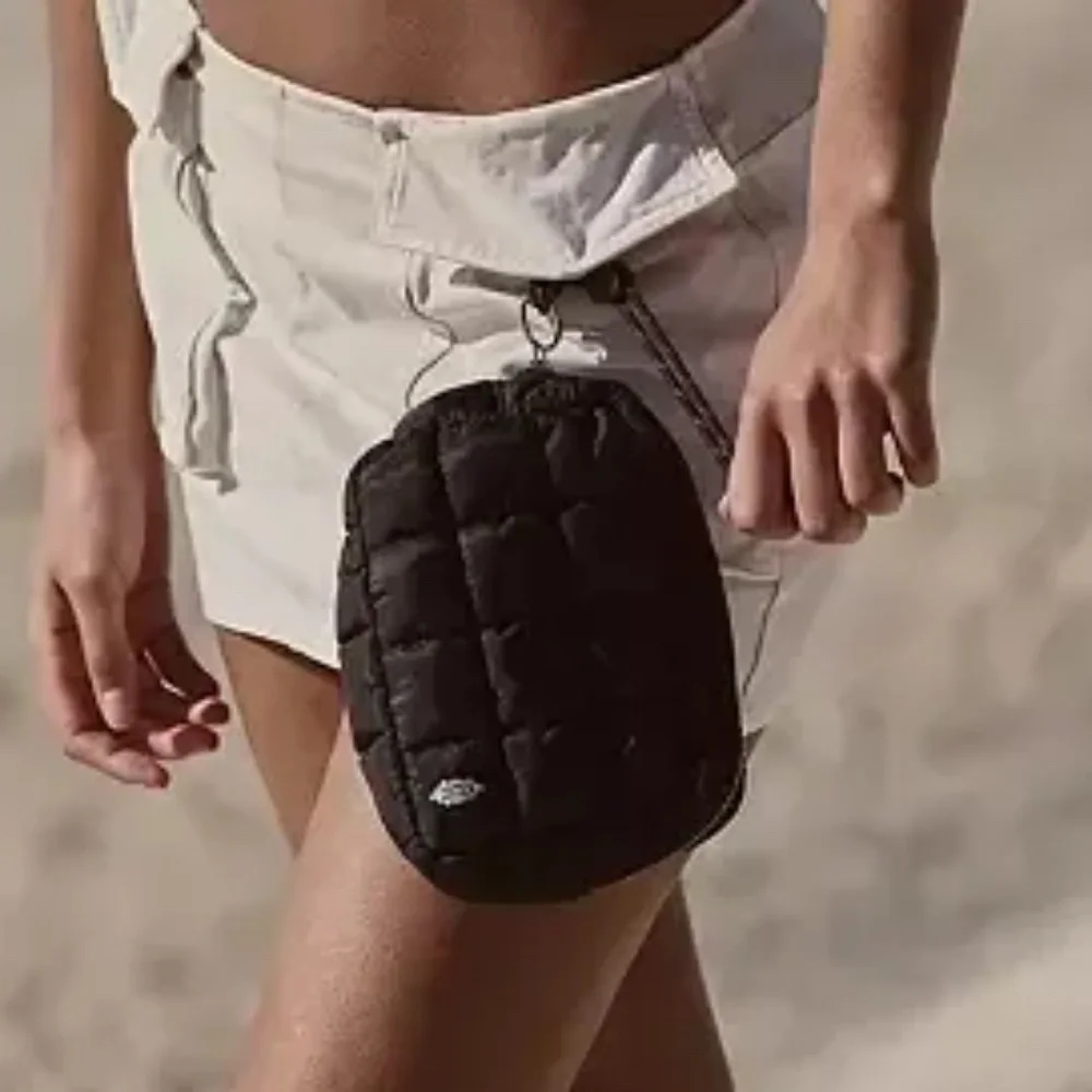 FP Movement by Free People Quilted Mini Case Black NWT